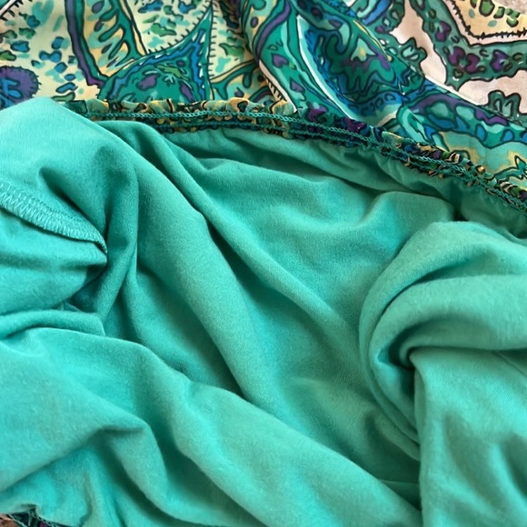 Cache Green and Blue Paisley Top - Picture 6 of 7